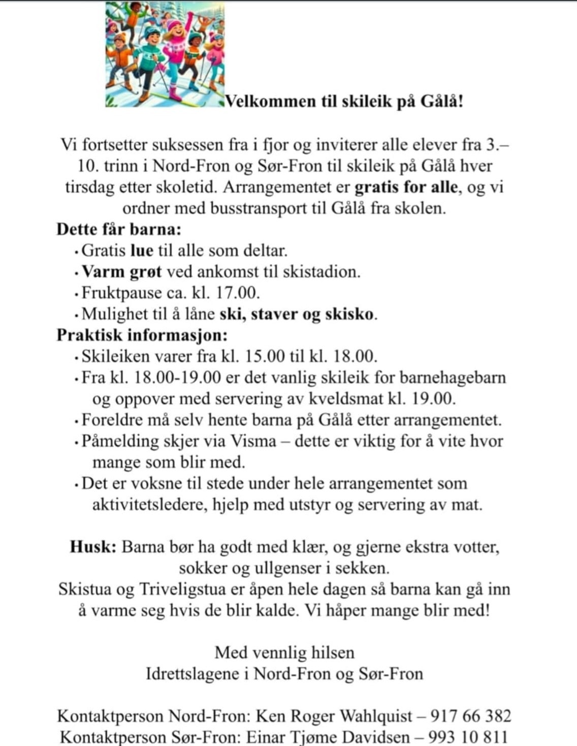 Skileik på Gålå